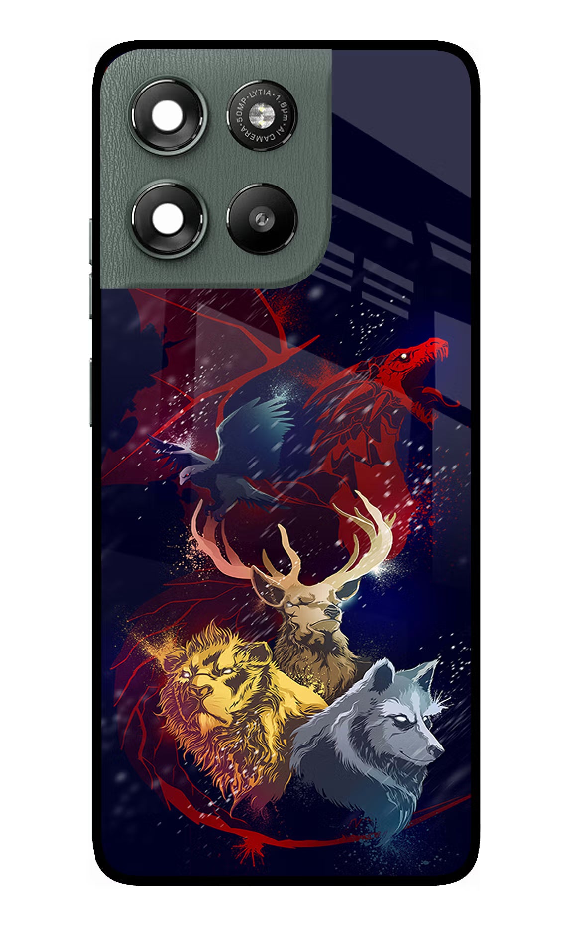 Game Of Thrones Moto G67 Power 5G Glass Case Back Cover by Casekaro