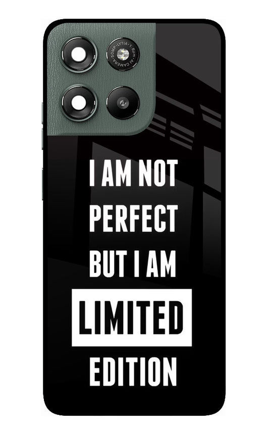 I Am Not Perfect But I Am Limited Edition Moto G67 Power 5G Glass Case