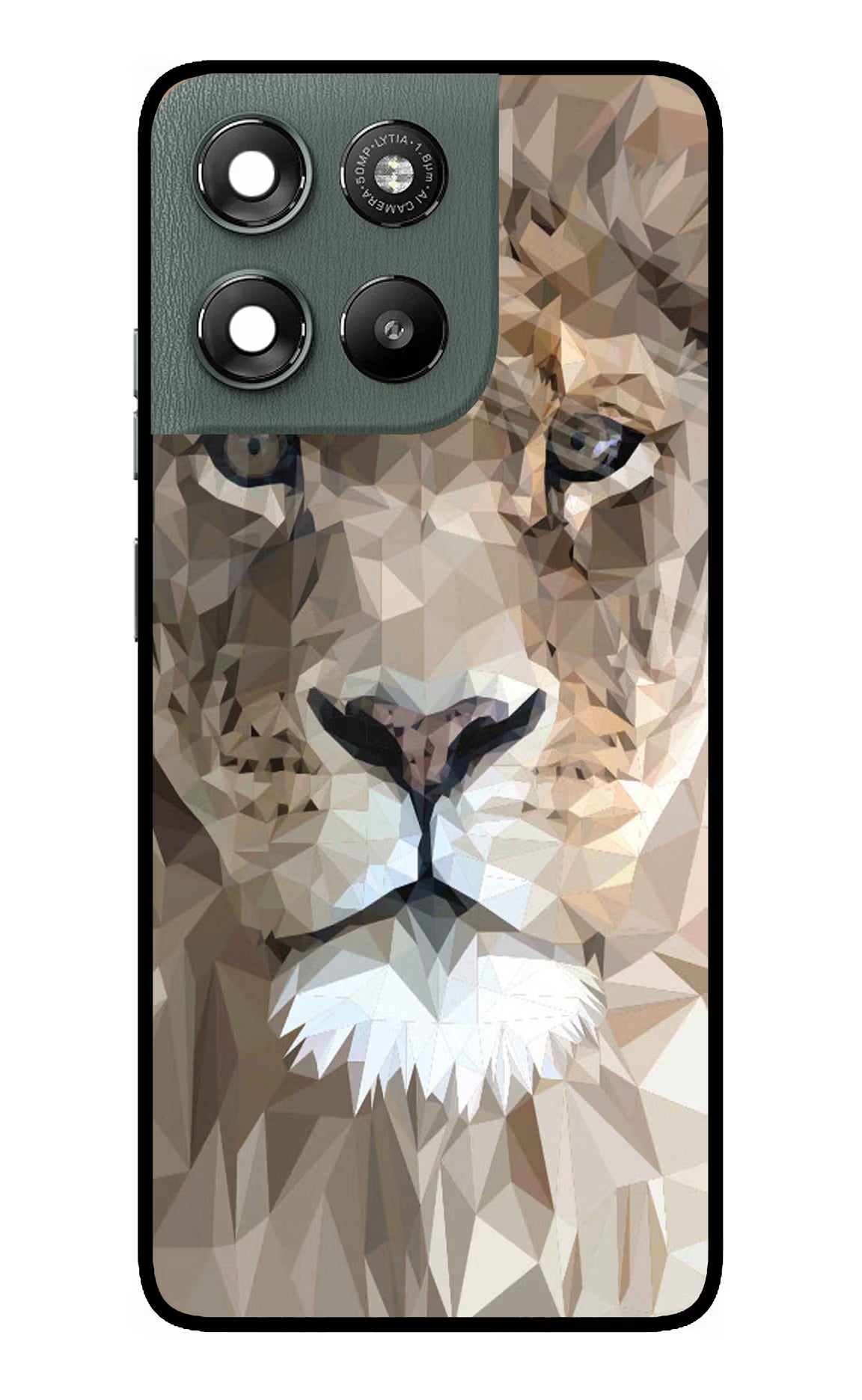 Lion Art Moto G67 Power 5G Glass Case