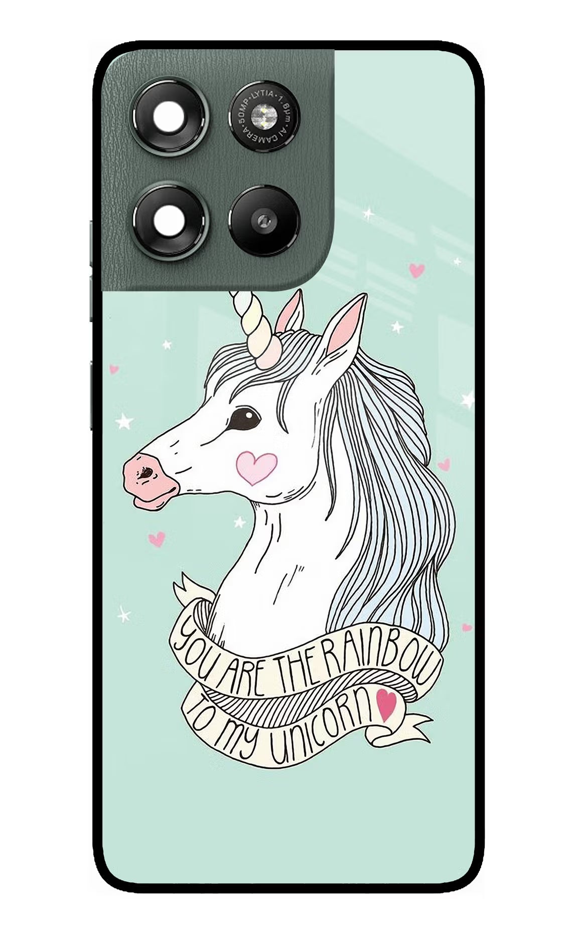 Unicorn Wallpaper Moto G67 Power 5G Glass Case