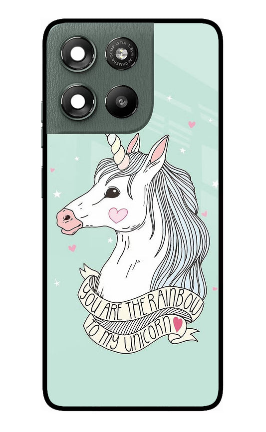 Unicorn Wallpaper Moto G67 Power 5G Glass Case