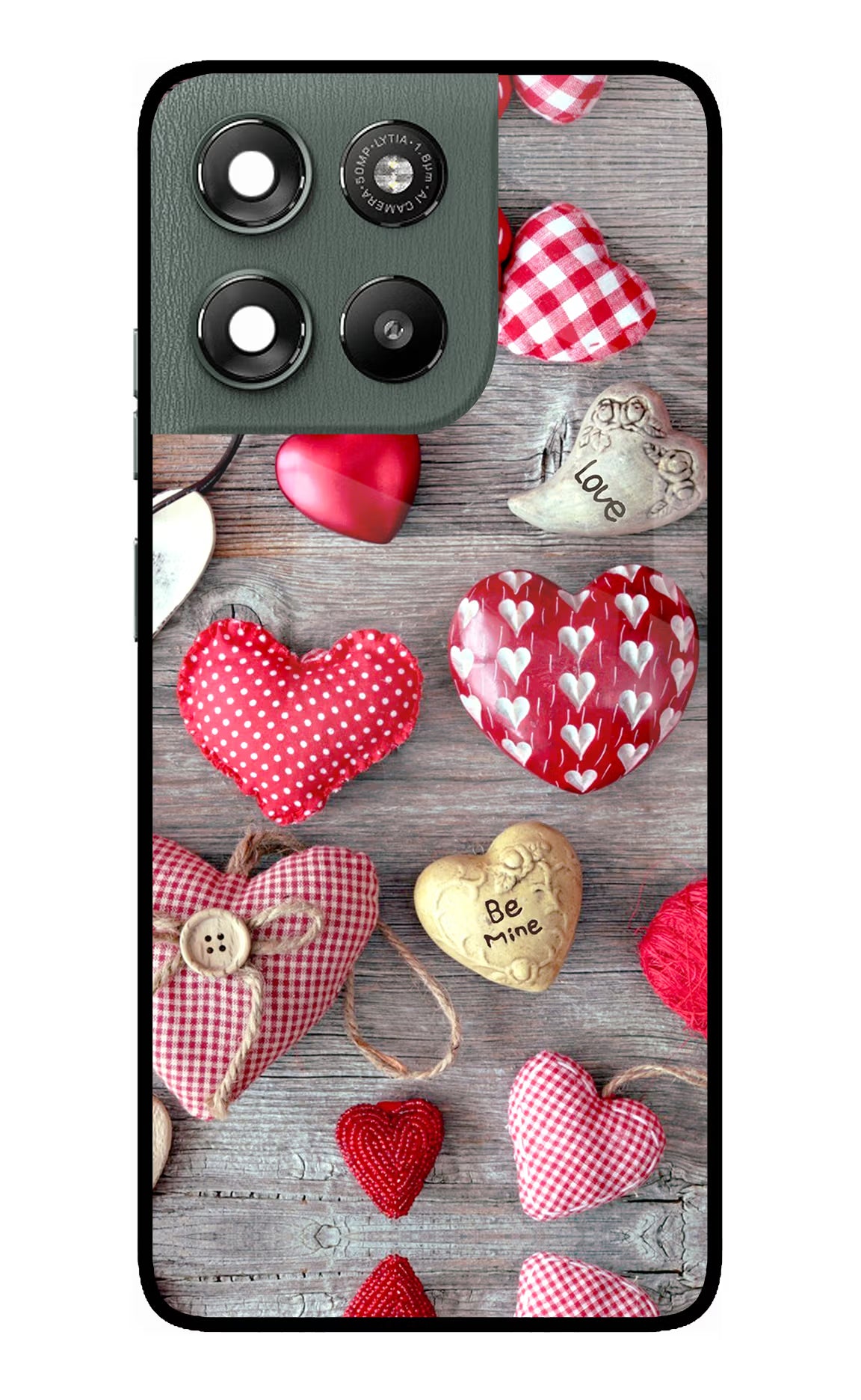 Love Wallpaper Moto G67 Power 5G Glass Case