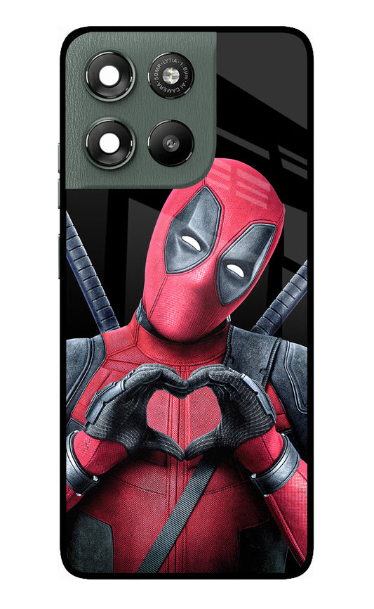 Deadpool Moto G67 Power 5G Glass Case