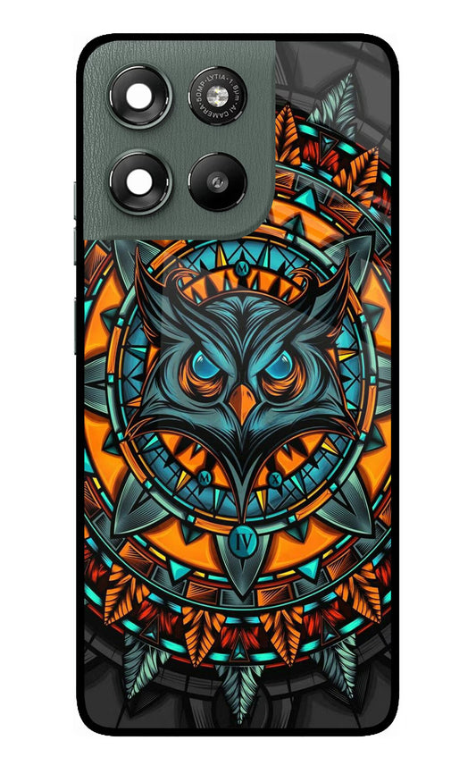 Angry Owl Art Moto G67 Power 5G Glass Case