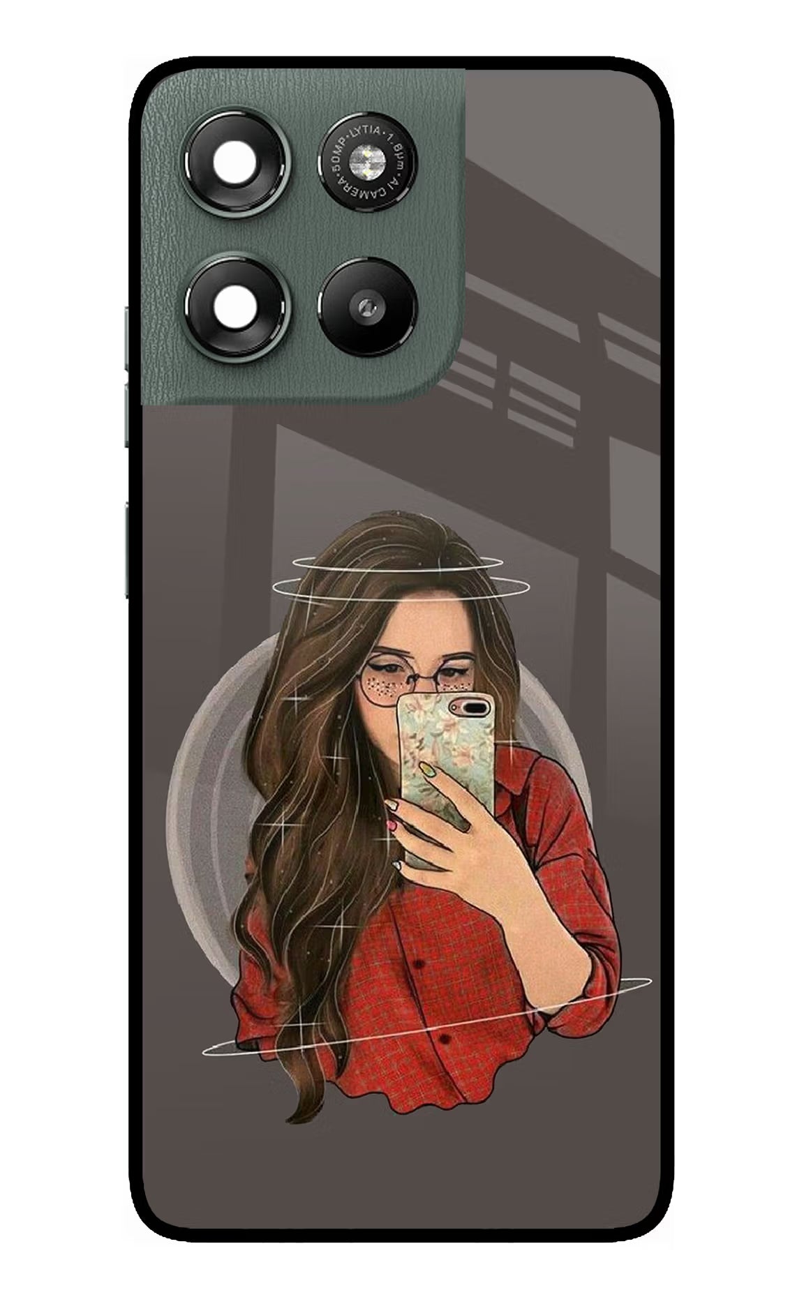 Selfie Queen Moto G67 Power 5G Glass Case Back Cover by Casekaro