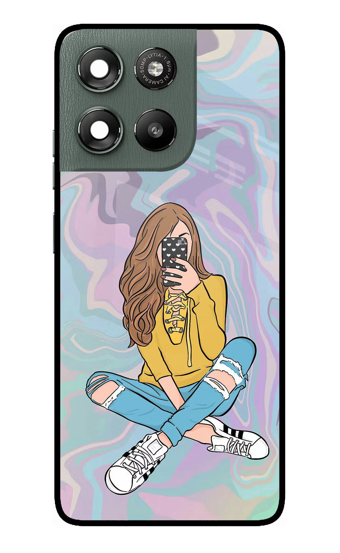 Selfie Girl Moto G67 Power 5G Glass Case