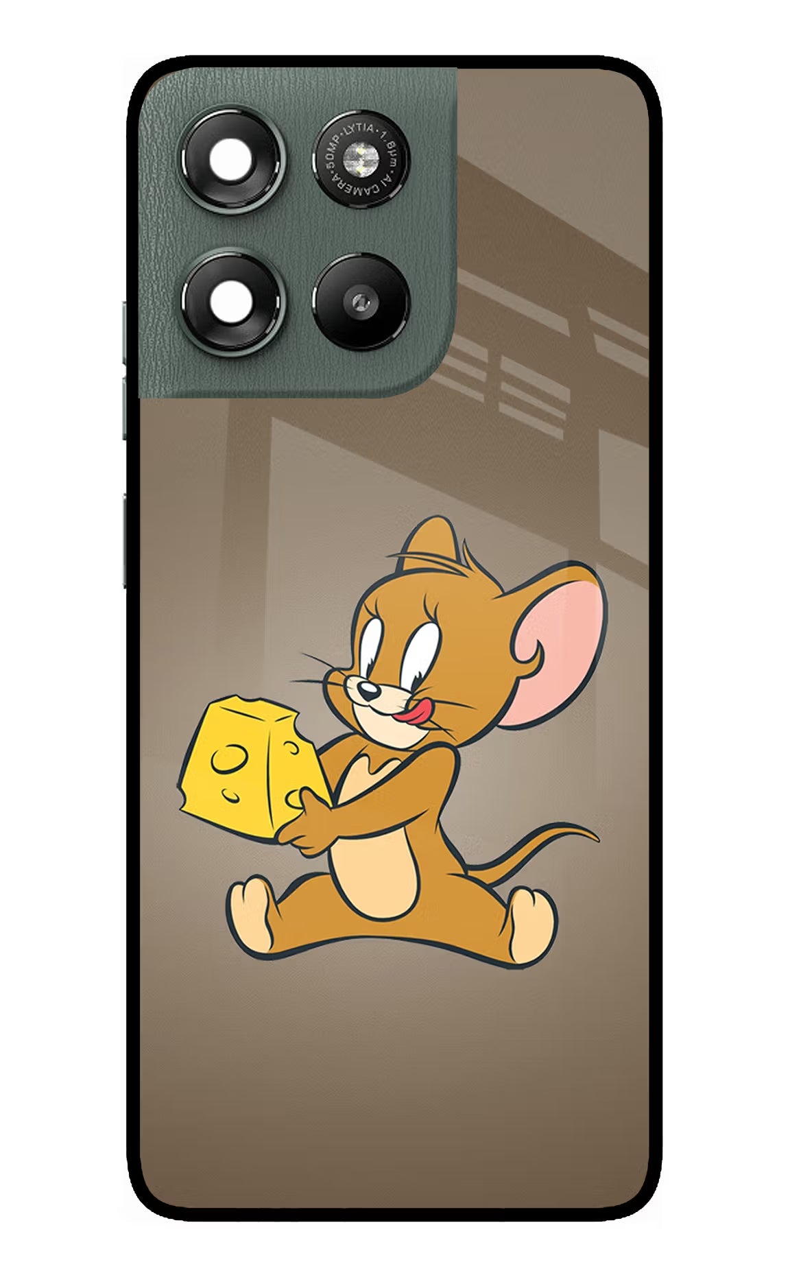 Jerry Moto G67 Power 5G Glass Case Back Cover by Casekaro