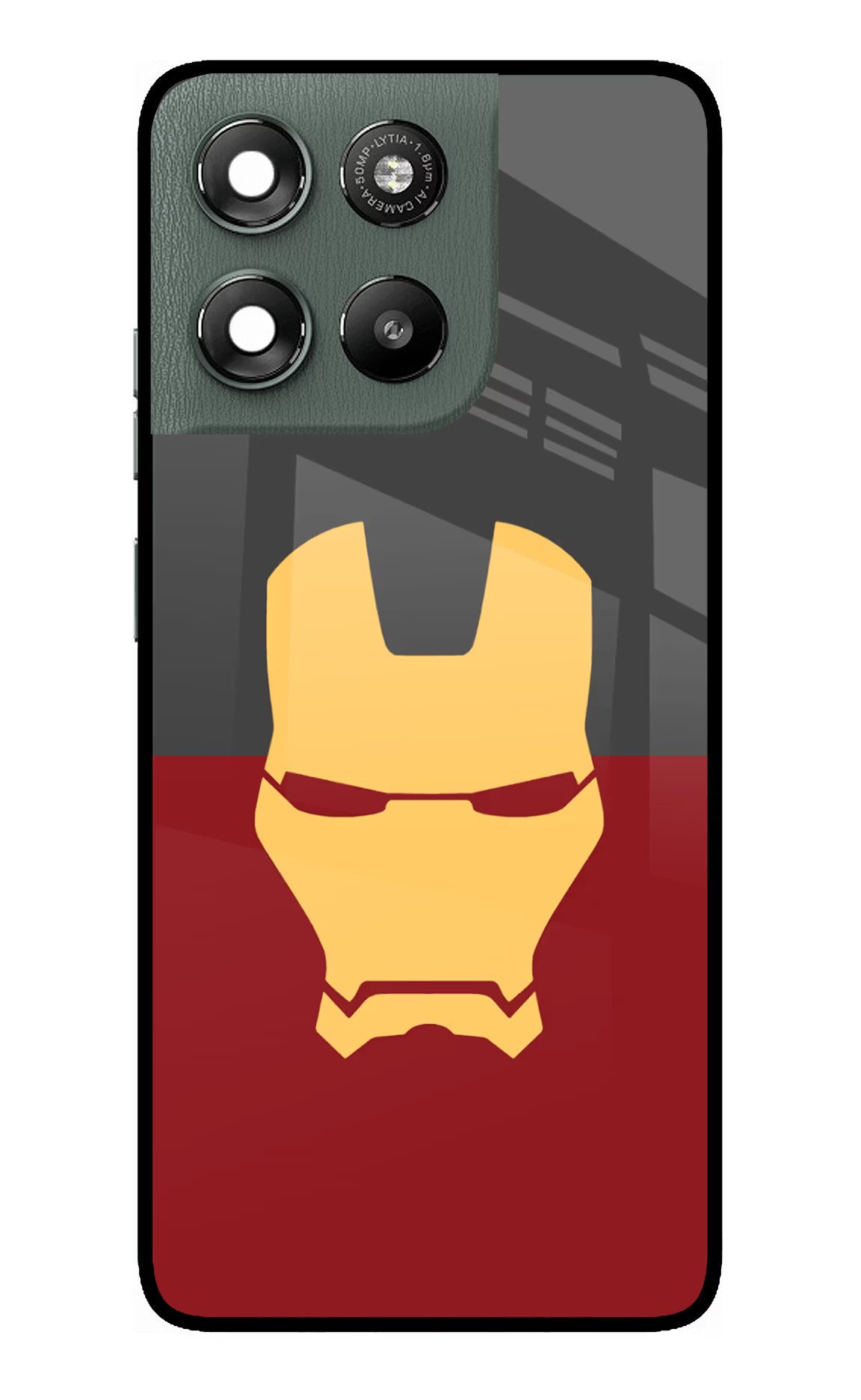 Ironman Moto G67 Power 5G Glass Case Back Cover by Casekaro