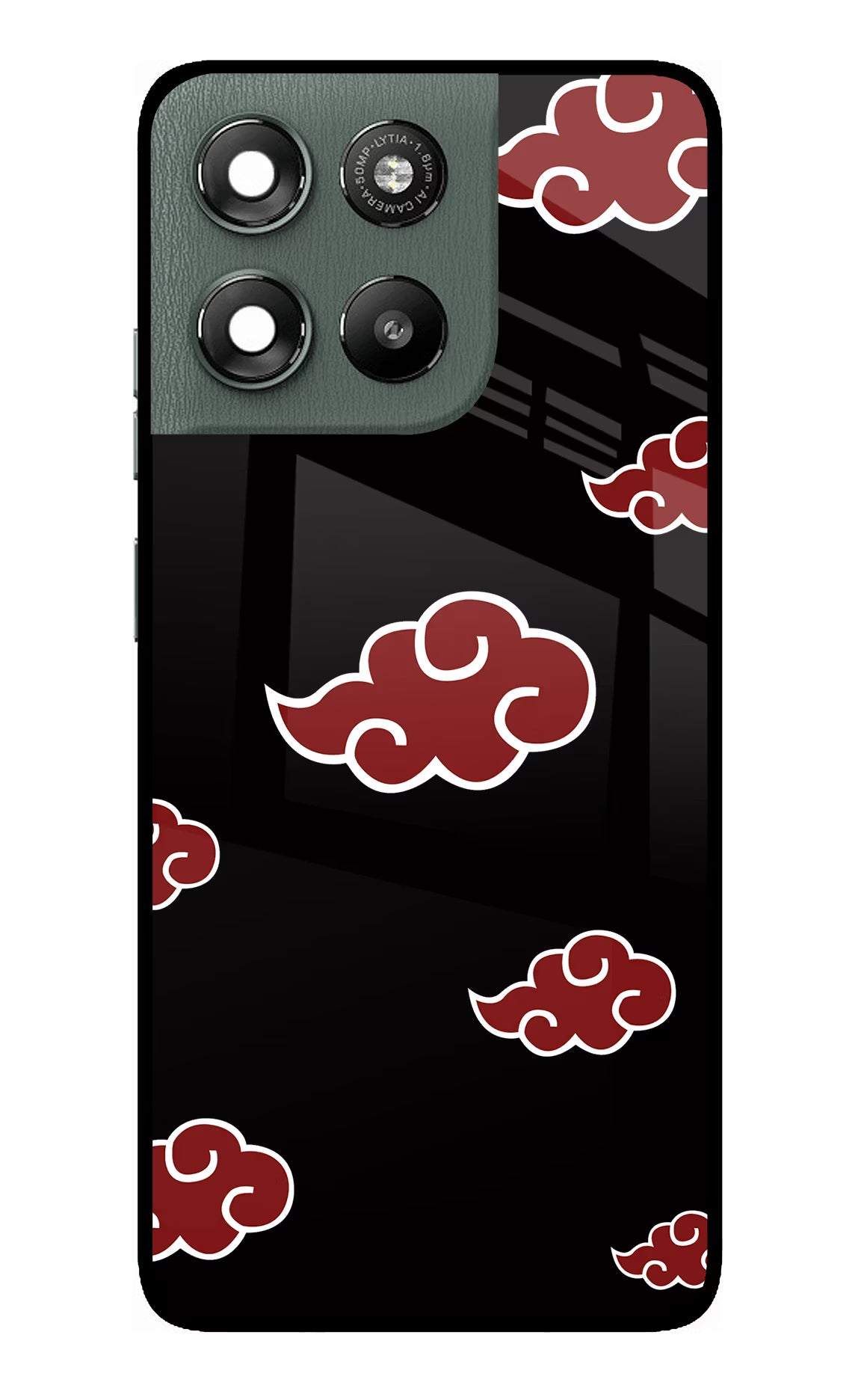 Akatsuki Moto G67 Power 5G Glass Case Back Cover by Casekaro