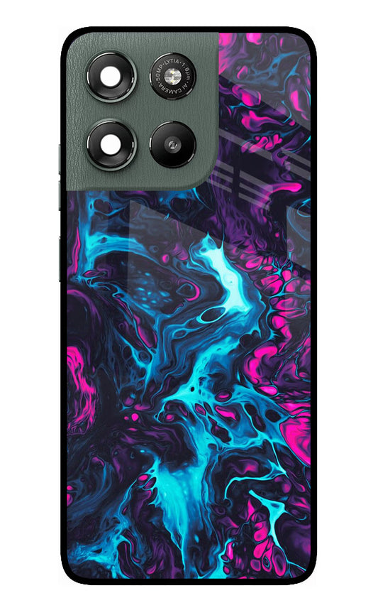 Abstract Moto G67 Power 5G Glass Case