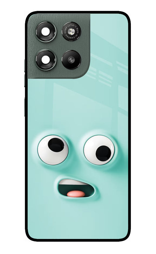 Funny Cartoon Moto G67 Power 5G Glass Case