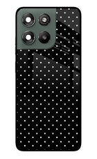 White Dots Moto G67 Power 5G Glass Case