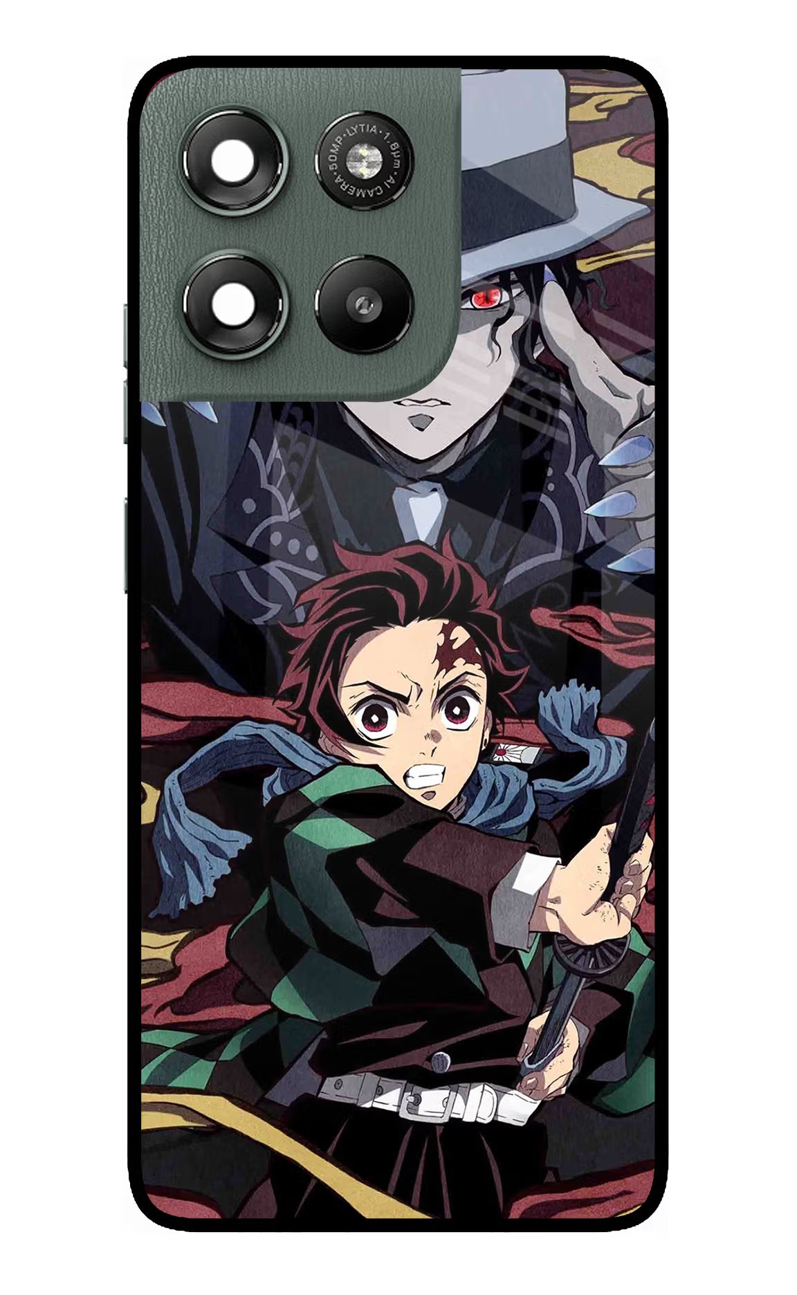 Demon Slayer Moto G67 Power 5G Glass Case