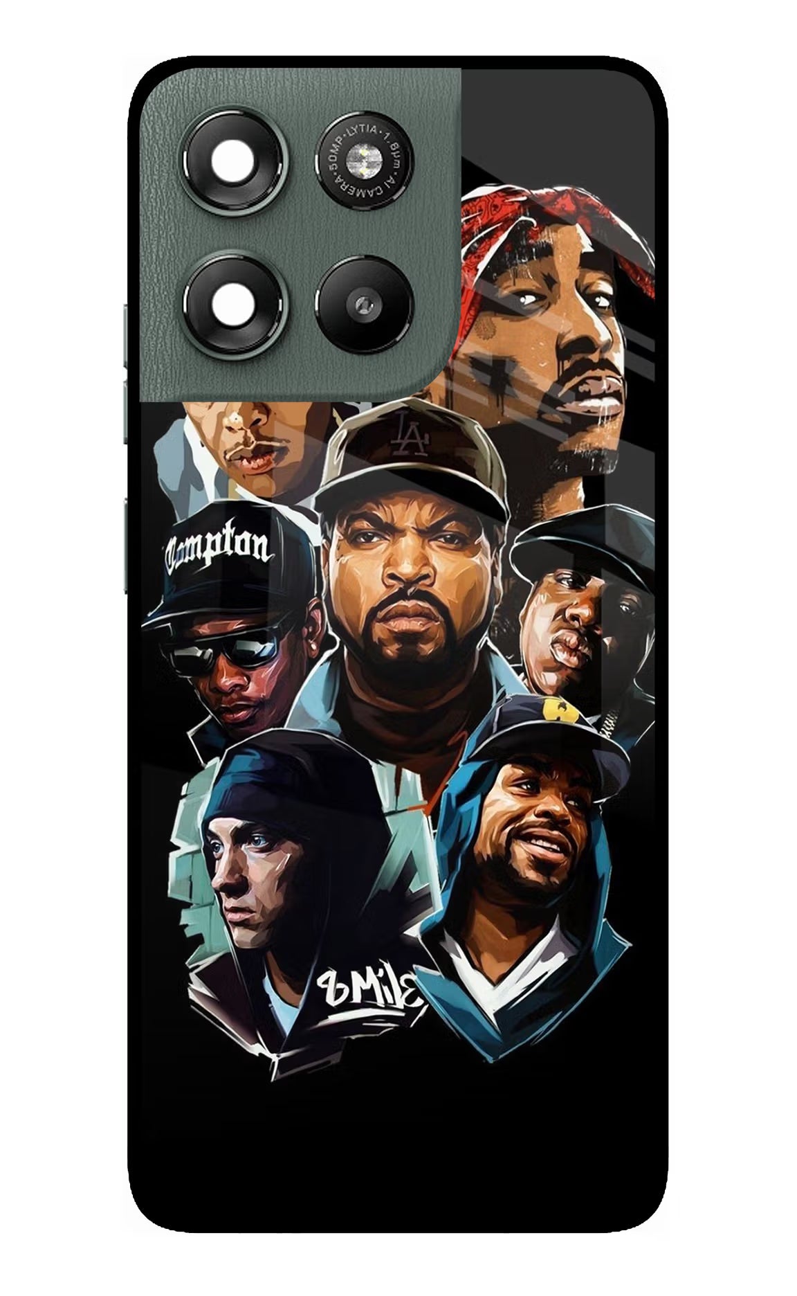 Rappers Moto G67 Power 5G Glass Case
