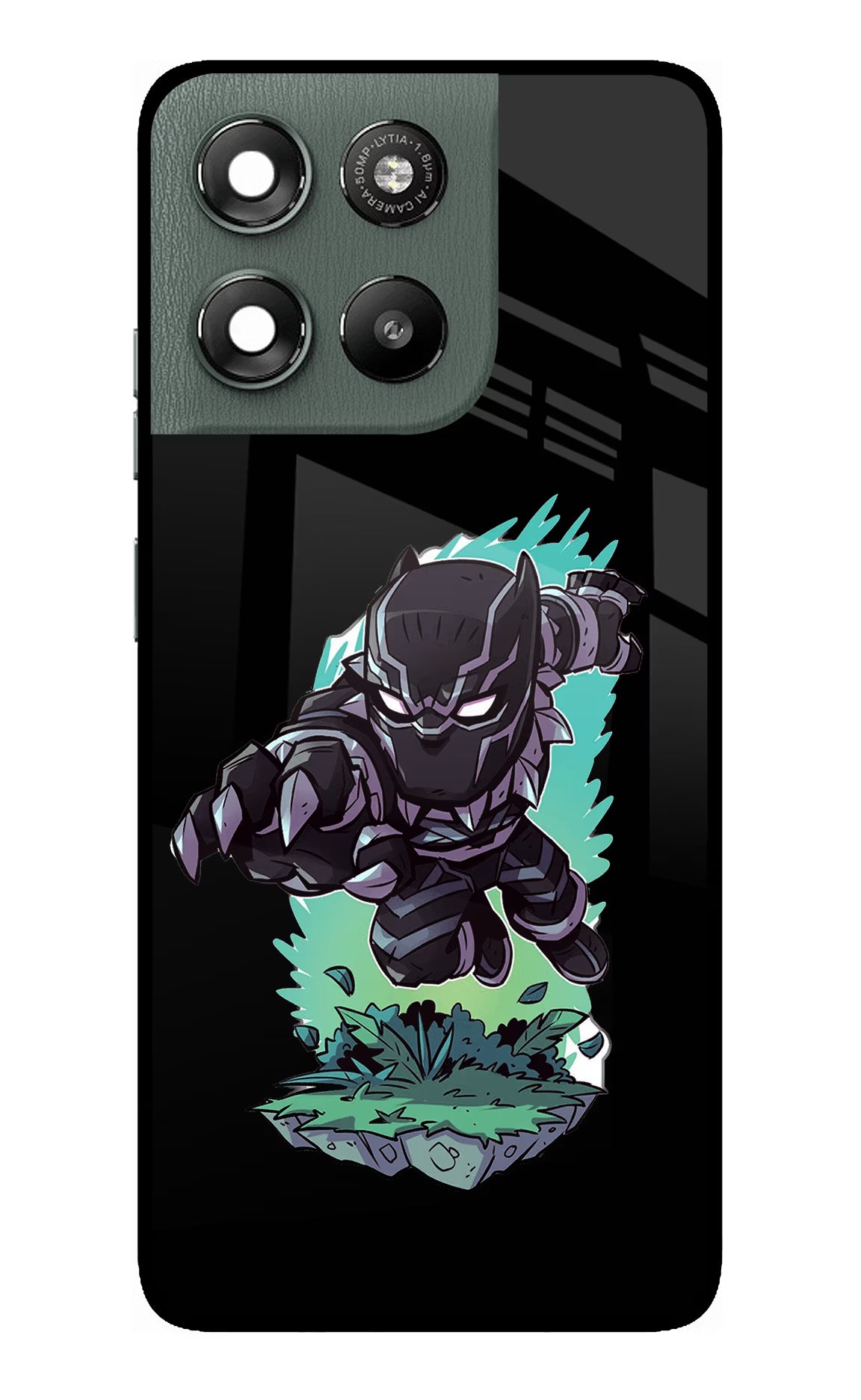 Black Panther Moto G67 Power 5G Glass Case