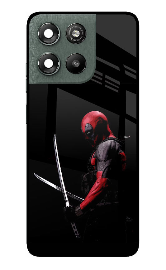 Deadpool Moto G67 Power 5G Glass Case