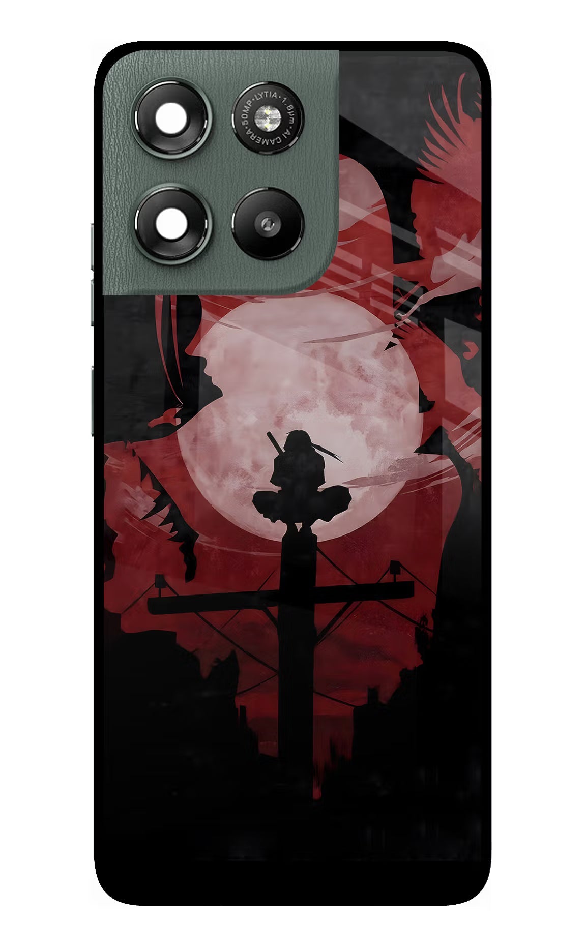 Naruto Anime Moto G67 Power 5G Glass Case Back Cover by Casekaro
