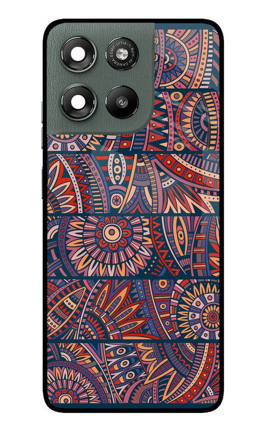 African Culture Design Moto G67 Power 5G Glass Case