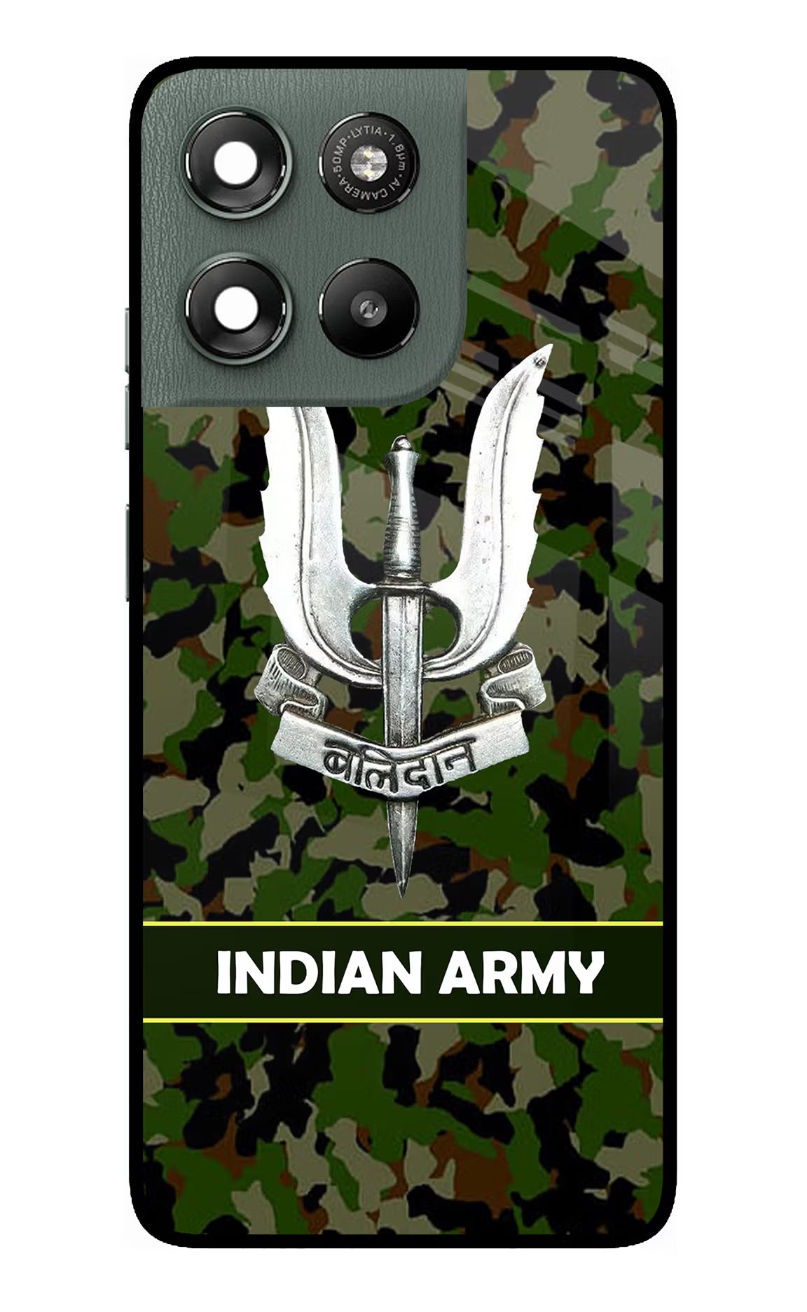 Balidan Indian Logo Moto G67 Power 5G Glass Case