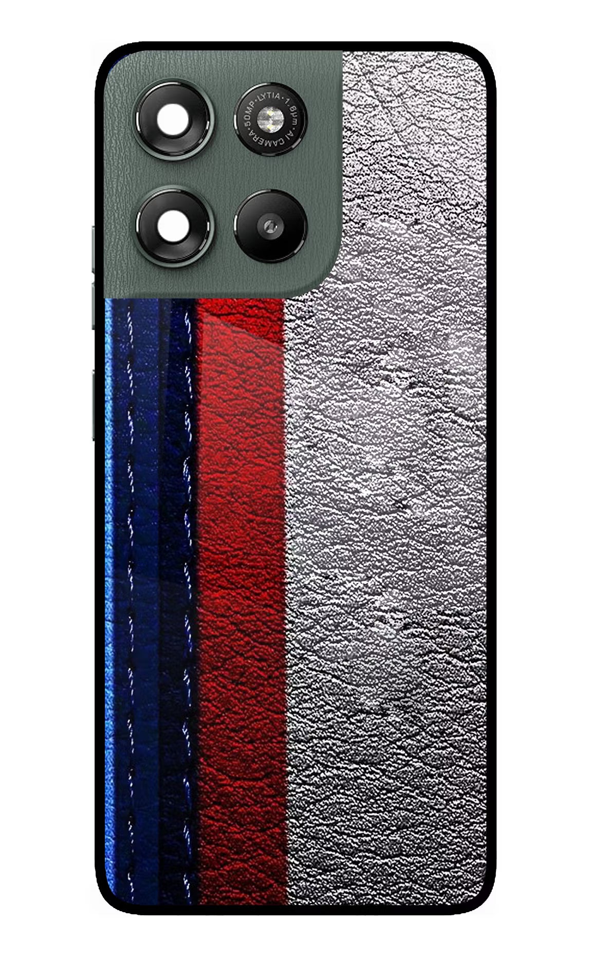 BMW Stripes Moto G67 Power 5G Glass Case