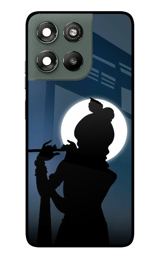 Shri Krishna Silhouette Moto G67 Power 5G Glass Case