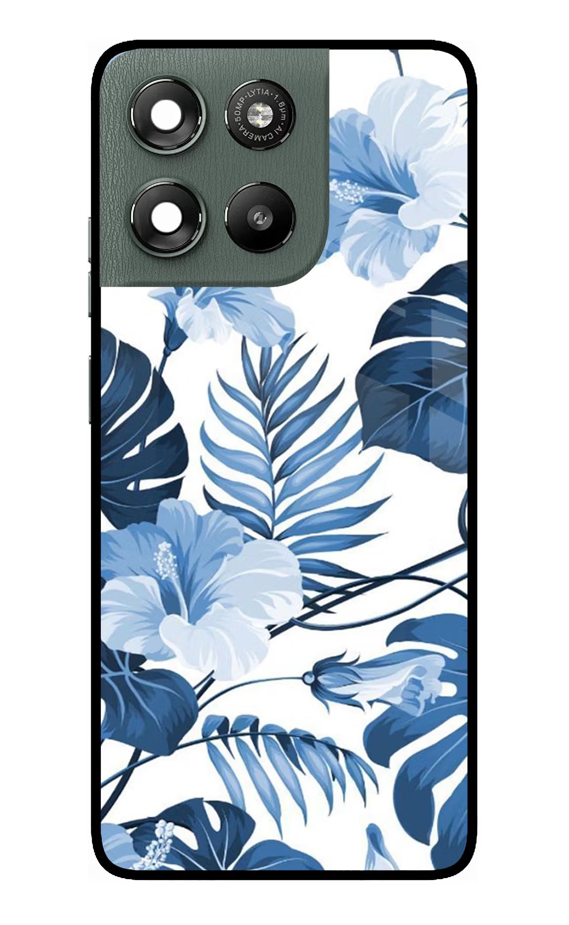 Fabric Art Moto G67 Power 5G Glass Case Back Cover by Casekaro