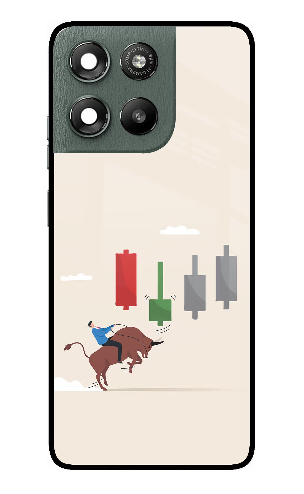 Bull Trading Momentum Moto G67 Power 5G Glass Case