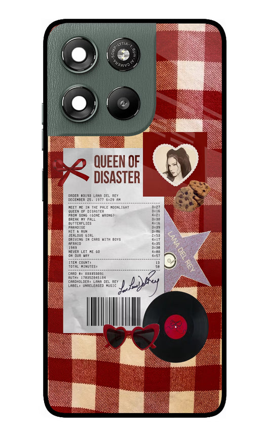 Queen of Disaster Moto G67 Power 5G Glass Case