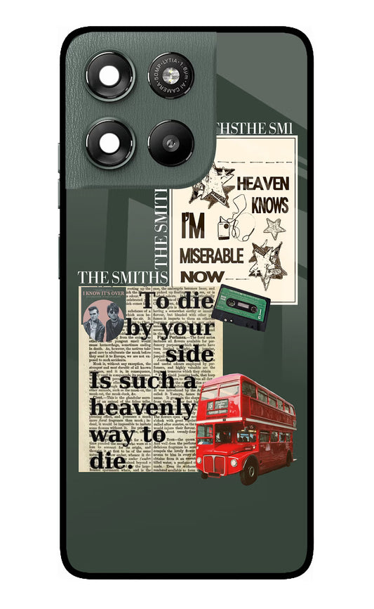 The Smiths Moto G67 Power 5G Glass Case