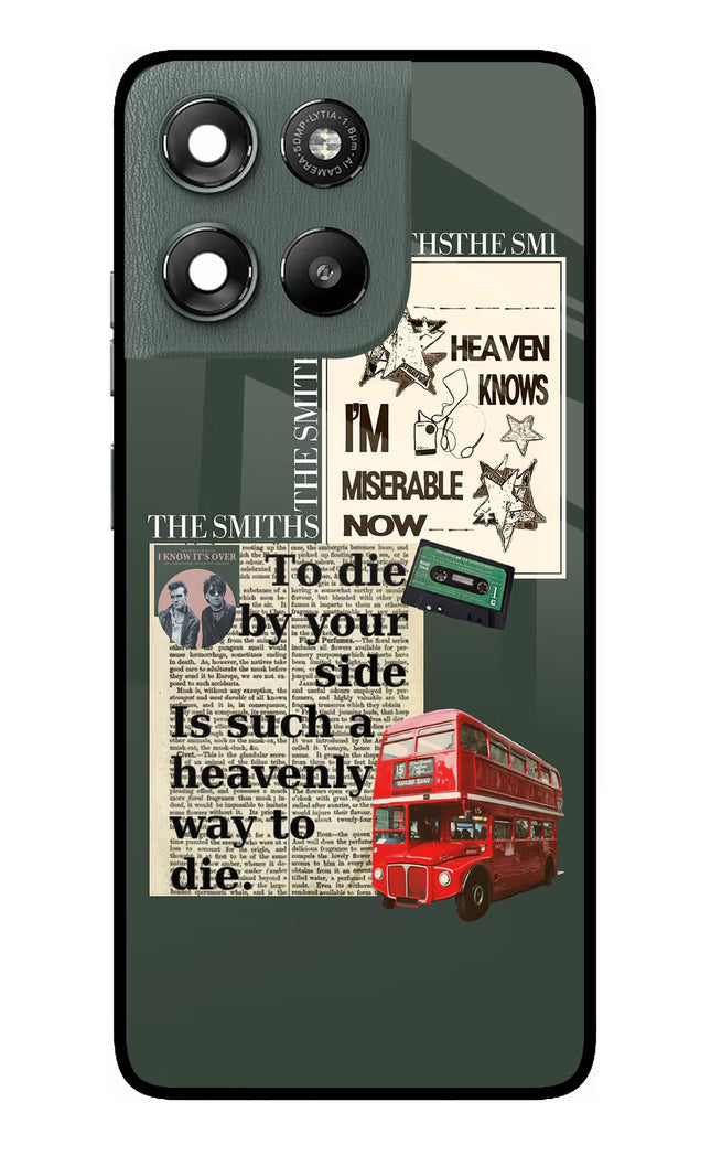 The Smiths Moto G67 Power 5G Glass Case
