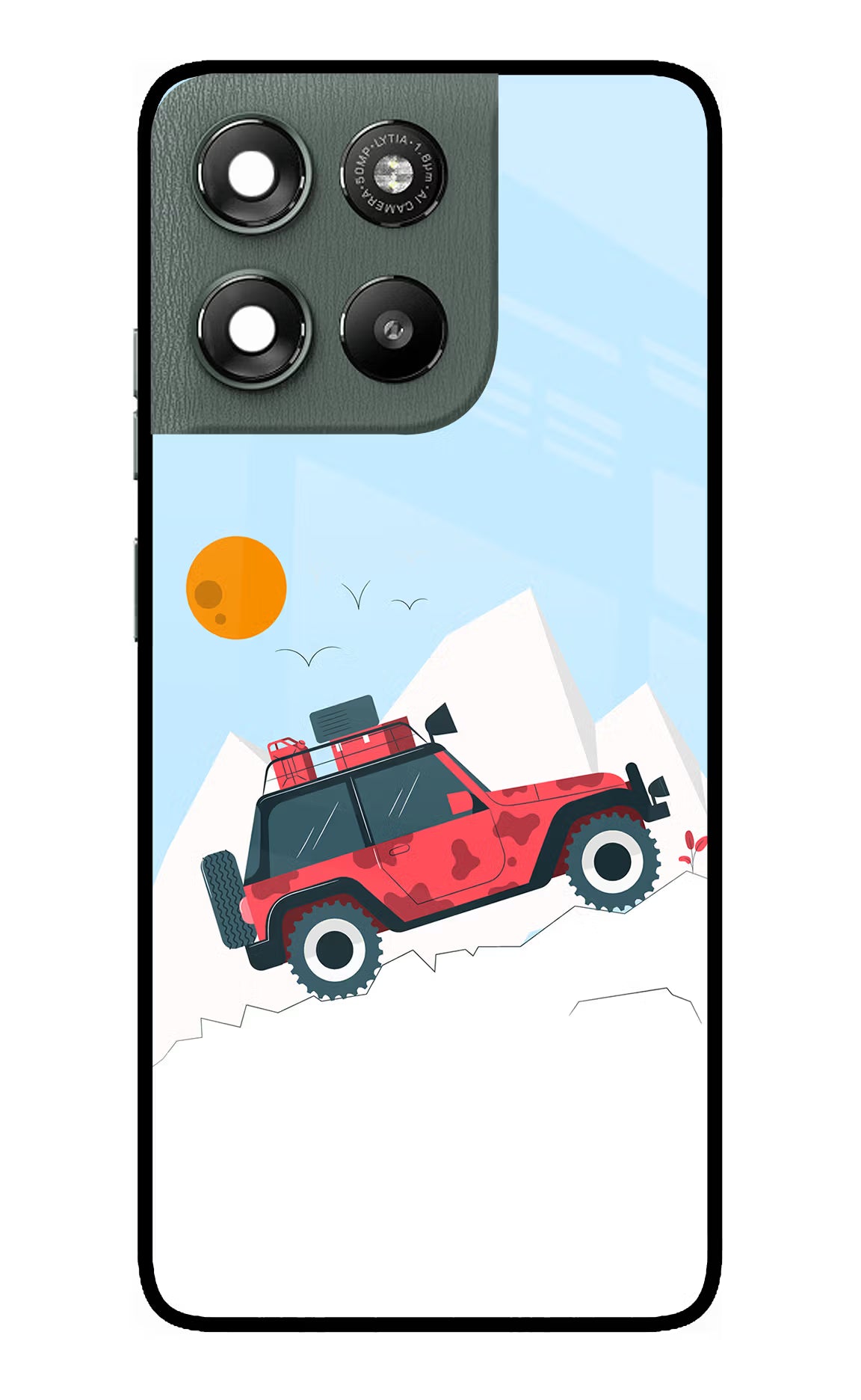 Mountain Trail Beast Moto G67 Power 5G Glass Case