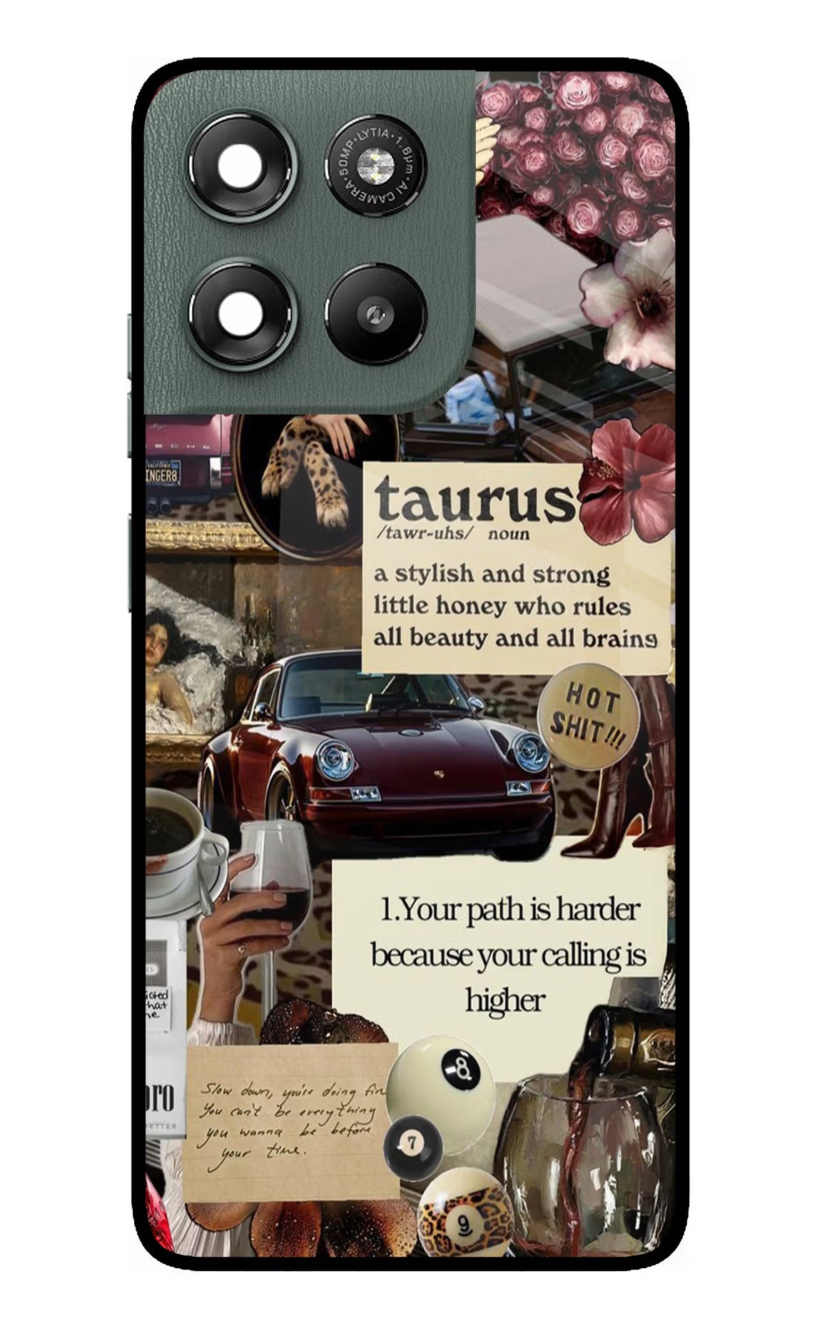 Taurus Zodiac Moto G67 Power 5G Glass Case