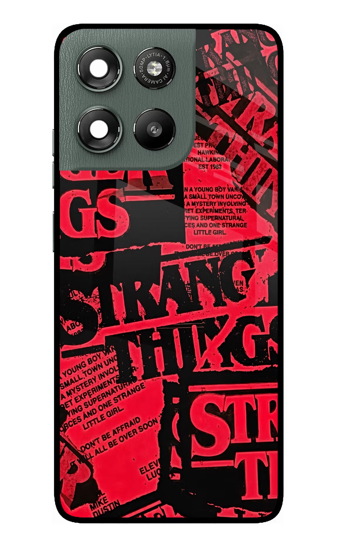 Ordinary Things Moto G67 Power 5G Glass Case Back Cover by Casekaro