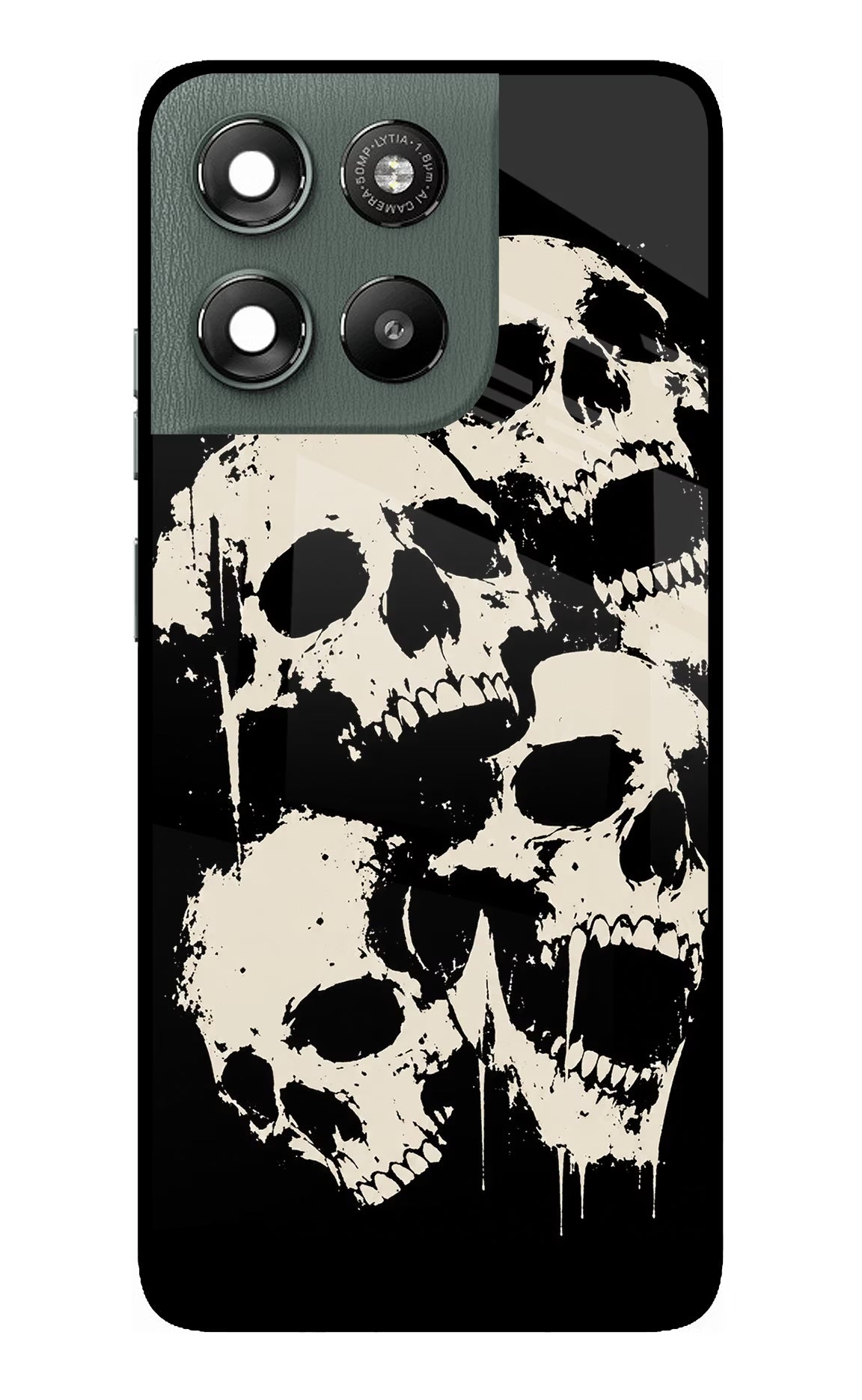 Dead Stack Moto G67 Power 5G Glass Case Back Cover by Casekaro