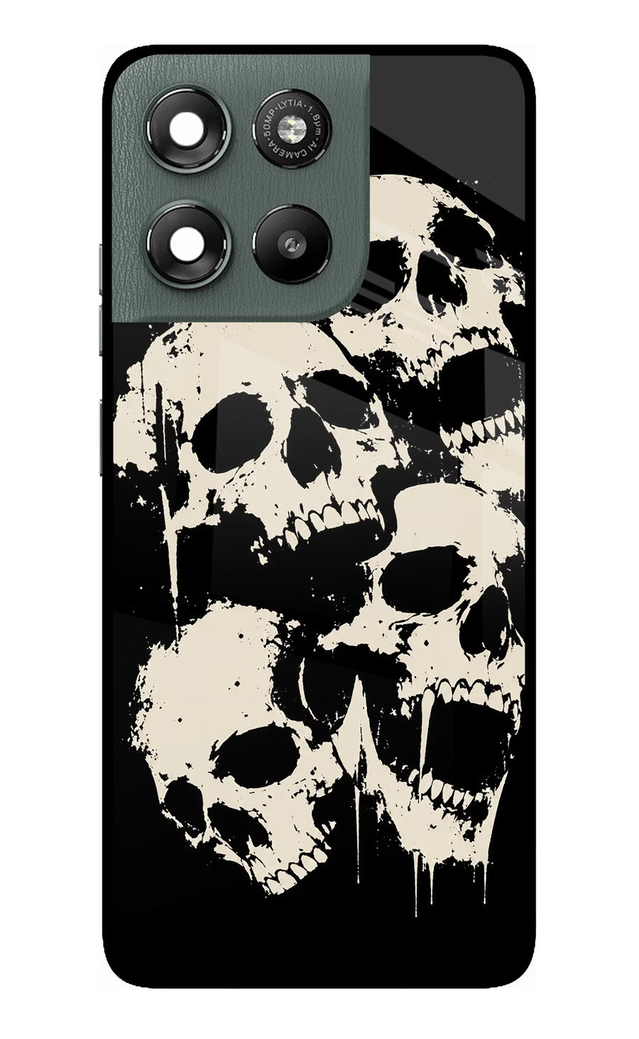 Dead Stack Moto G67 Power 5G Back Cover, Metal case