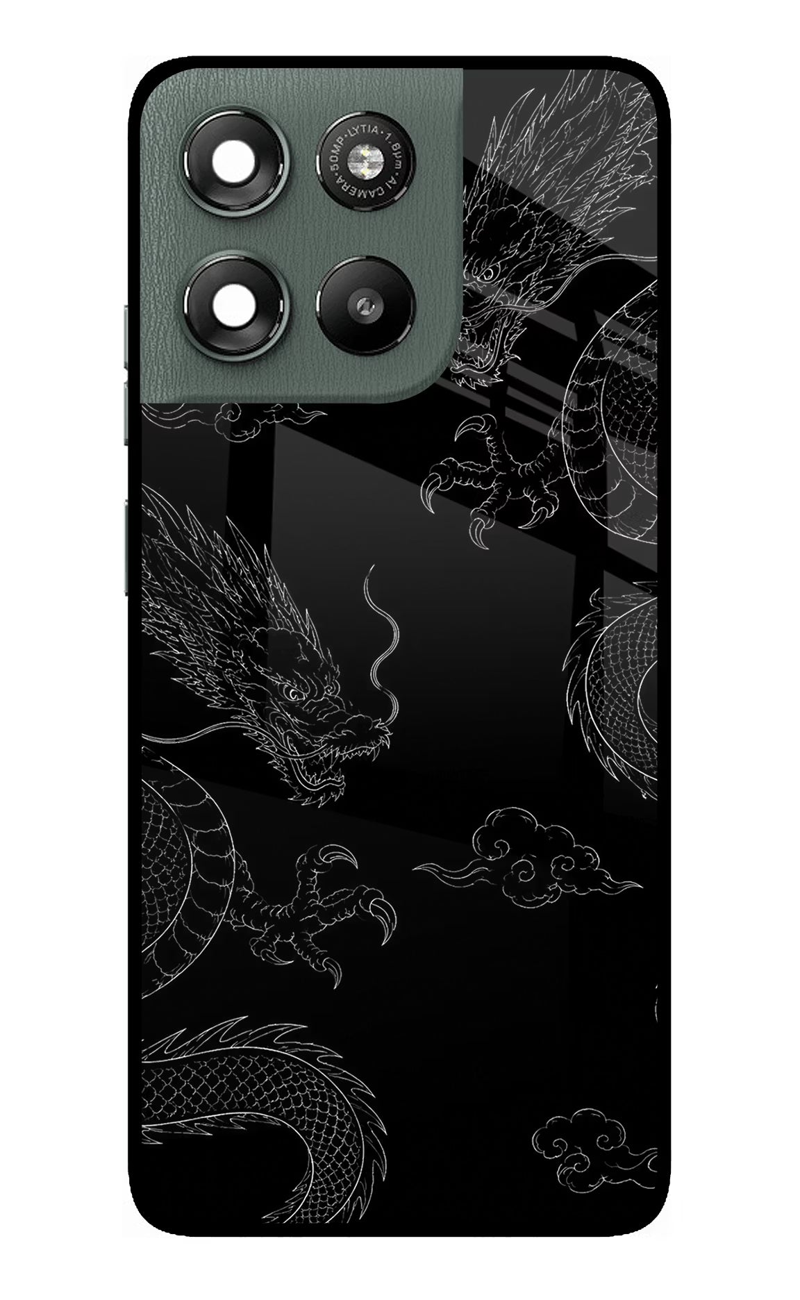 Twin Dragons Moto G67 Power 5G Glass Case
