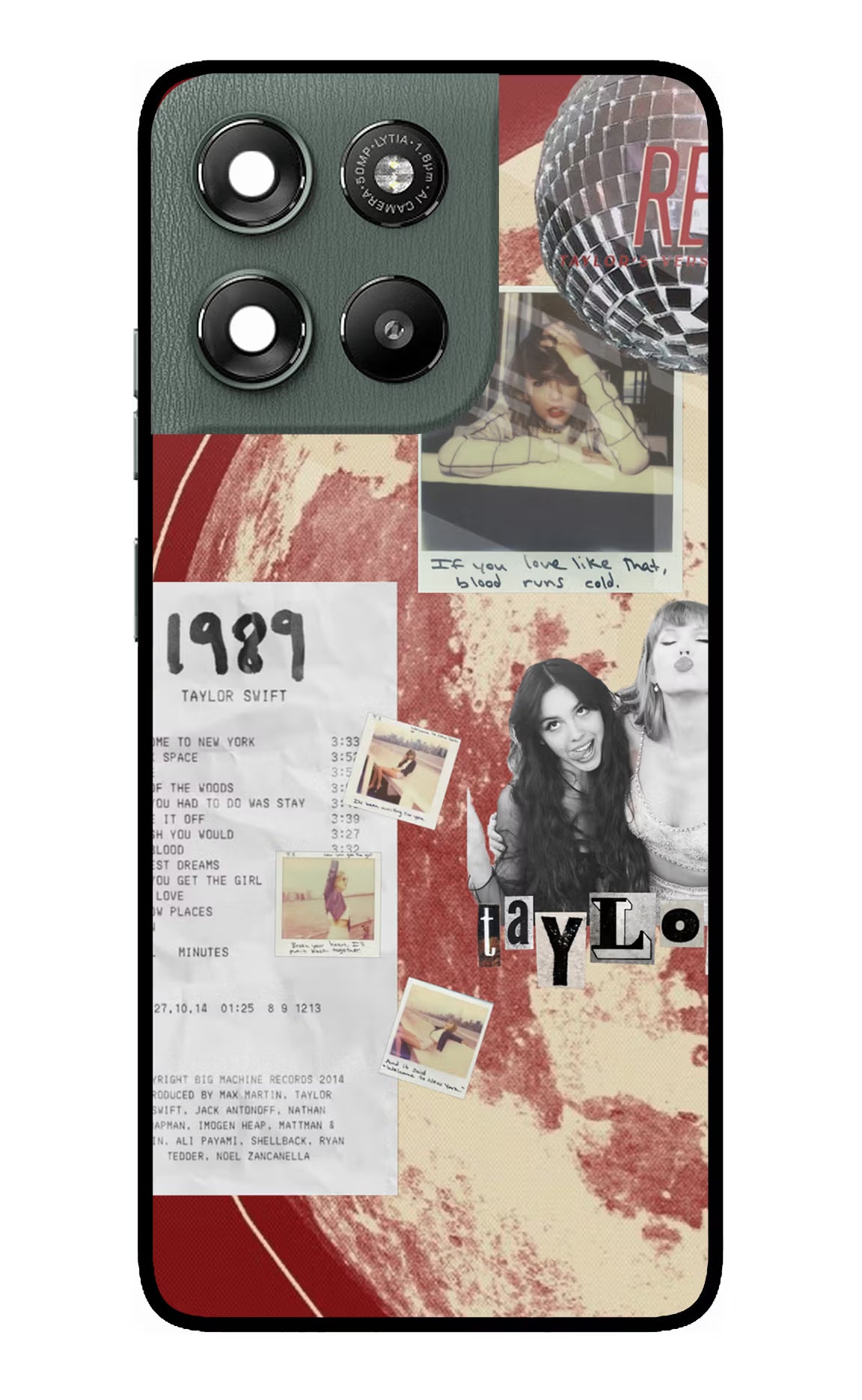 Taylor Swift Moto G67 Power 5G Glass Case
