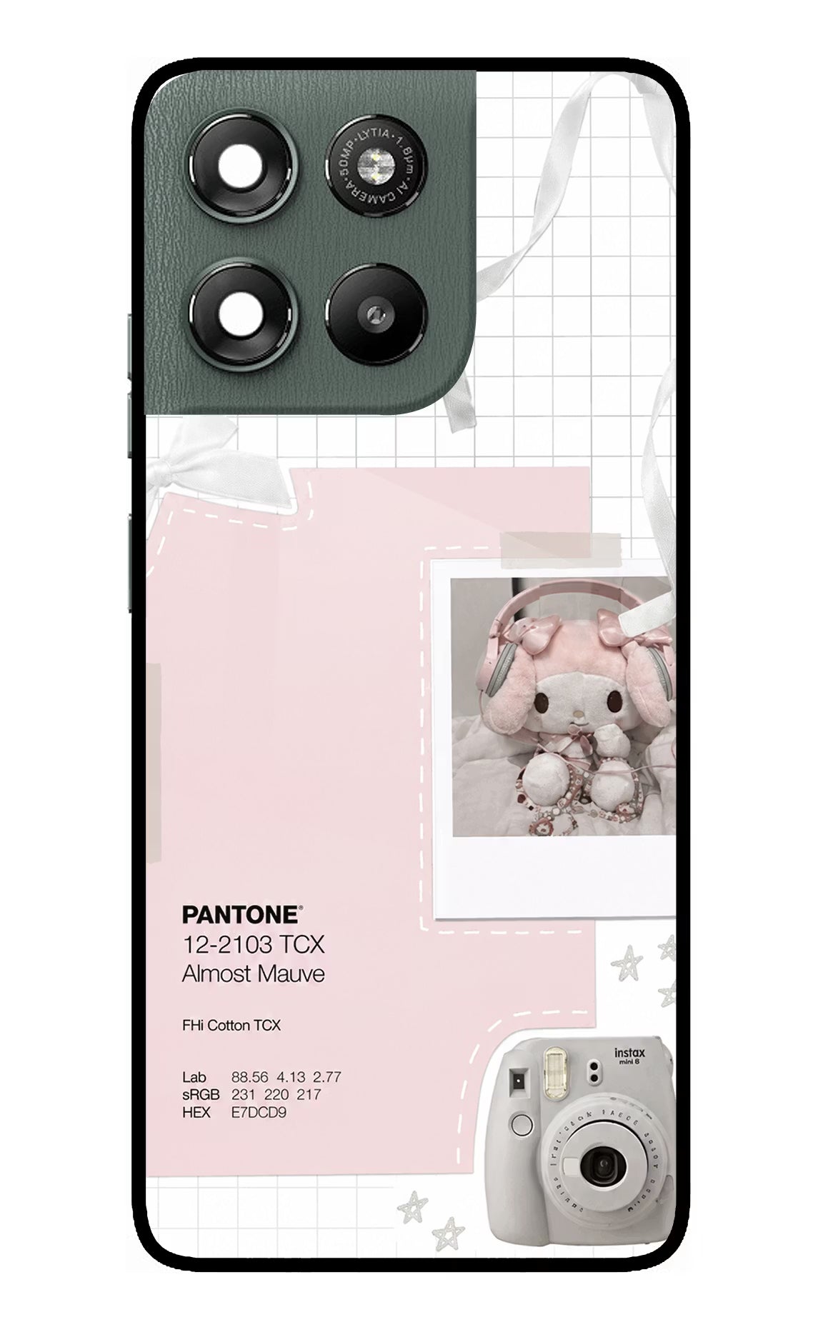 Pantone Asthetic Moto G67 Power 5G Glass Case