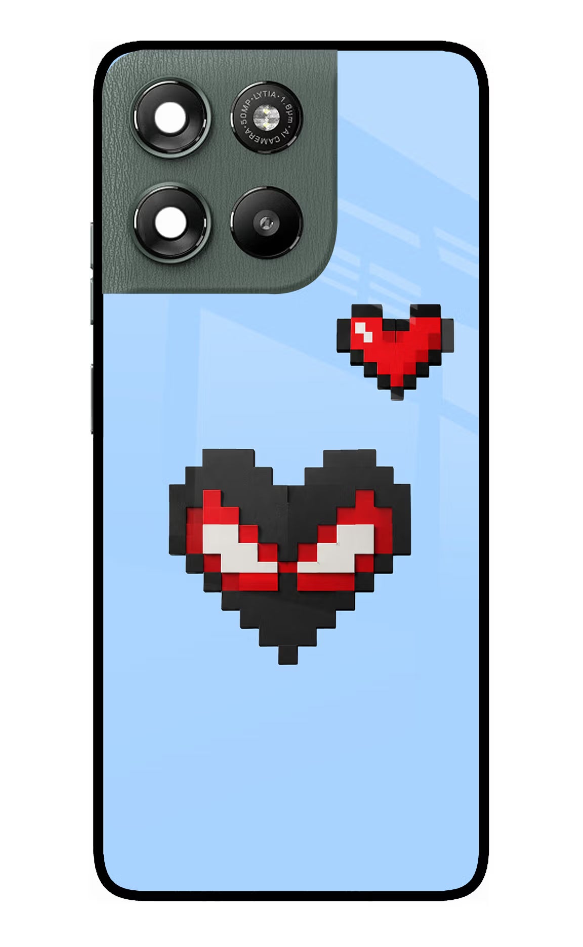 Peter Heart Moto G67 Power 5G Glass Case