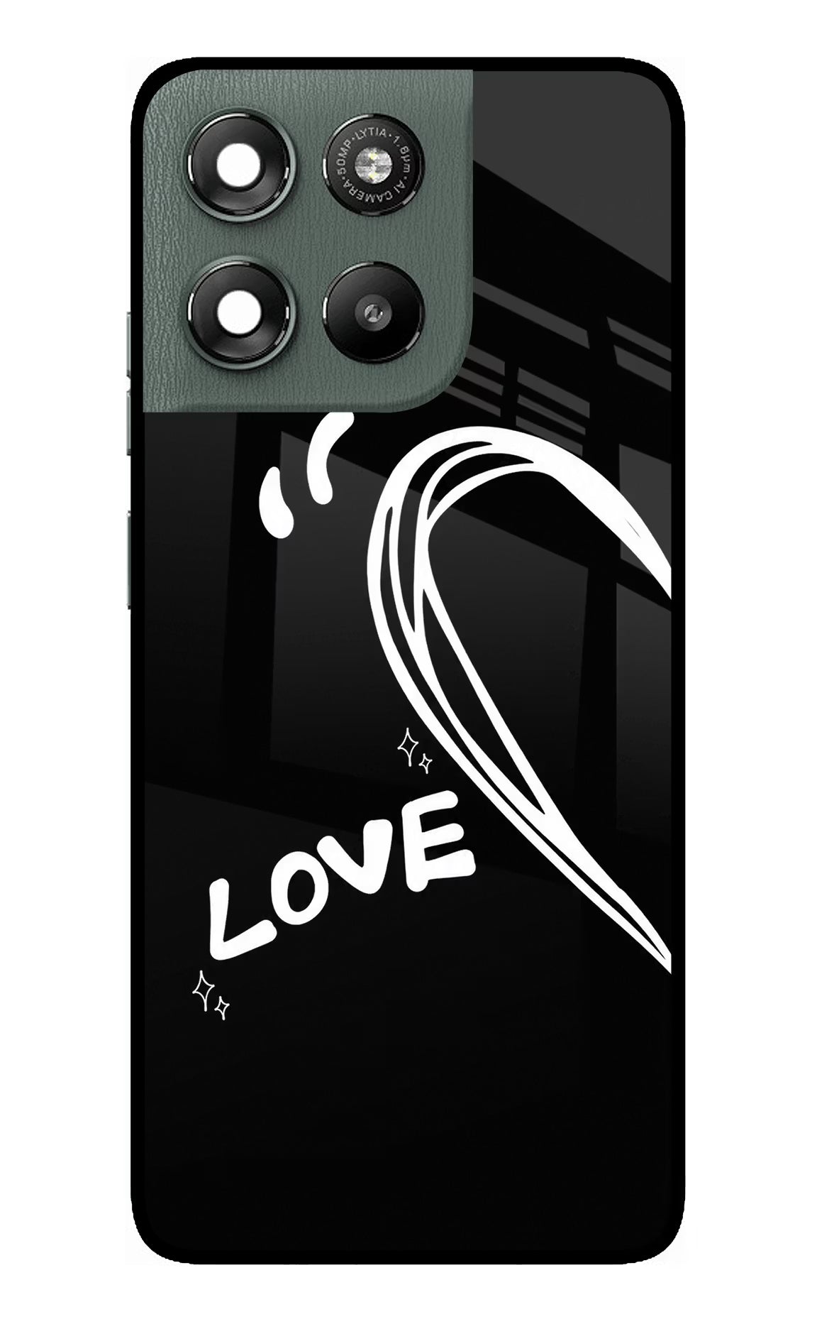 Love Line Moto G67 Power 5G Glass Case