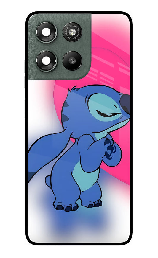 Stitch Hug Moto G67 Power 5G Glass Case