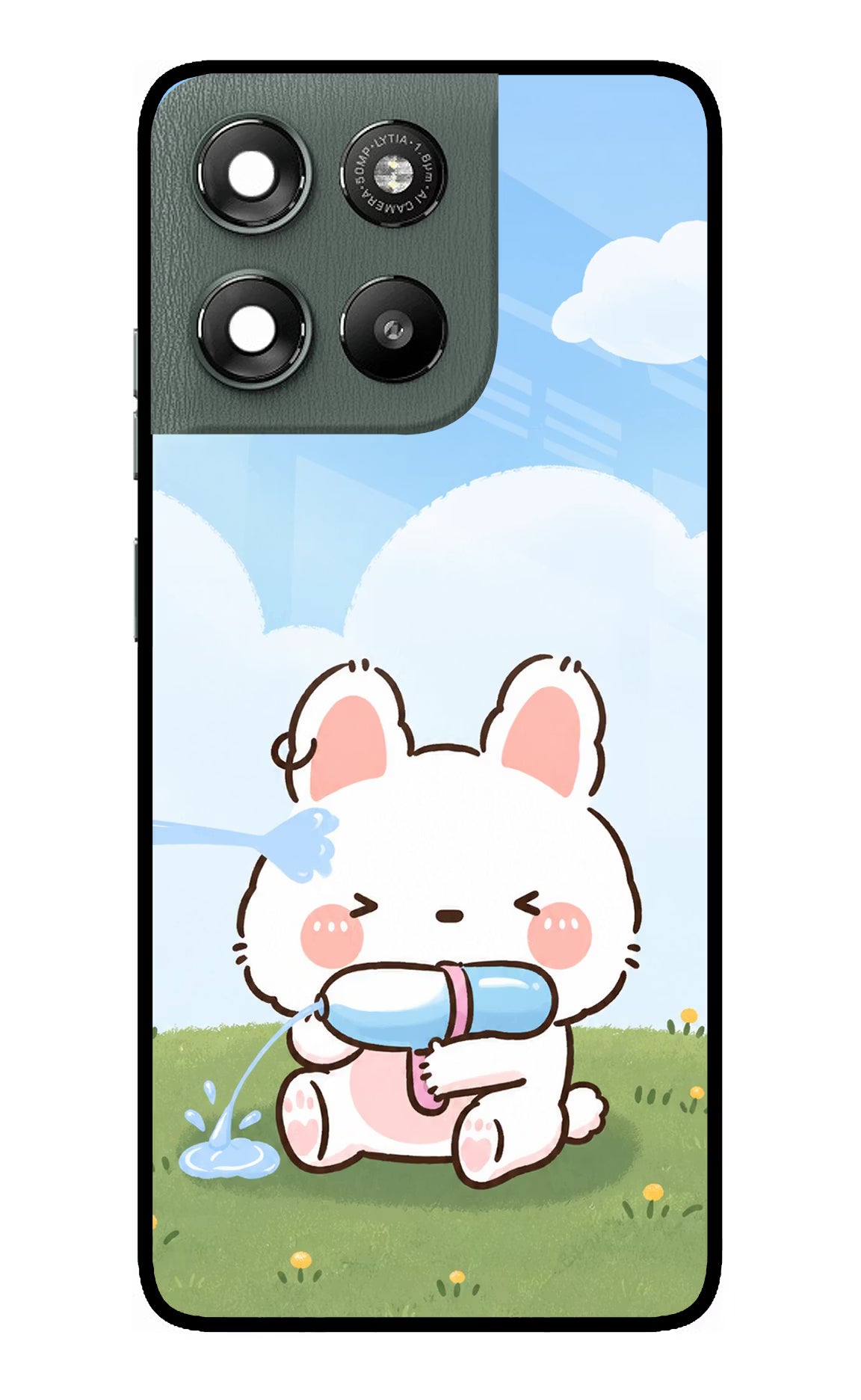 Bunny Treat Moto G67 Power 5G Glass Case