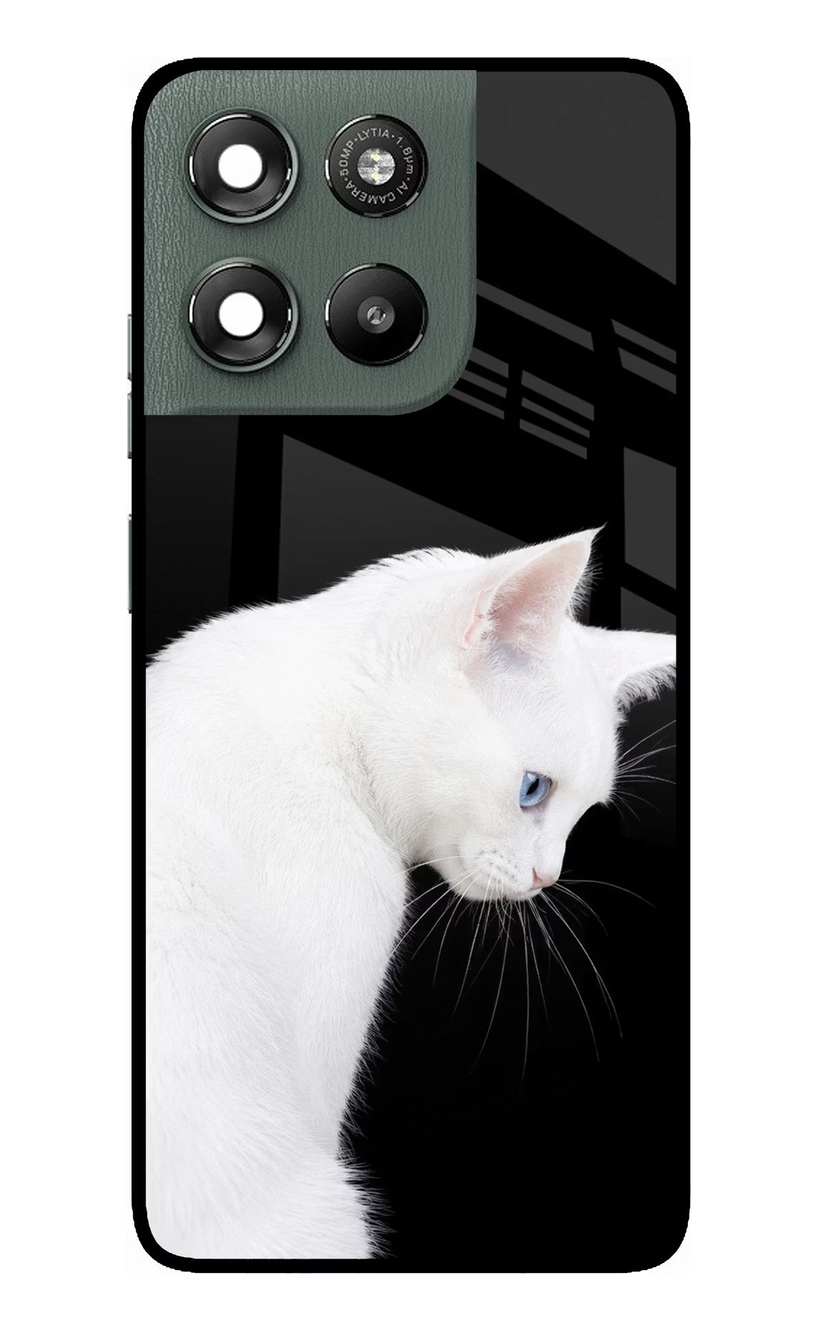 Snow Gaze Moto G67 Power 5G Glass Case