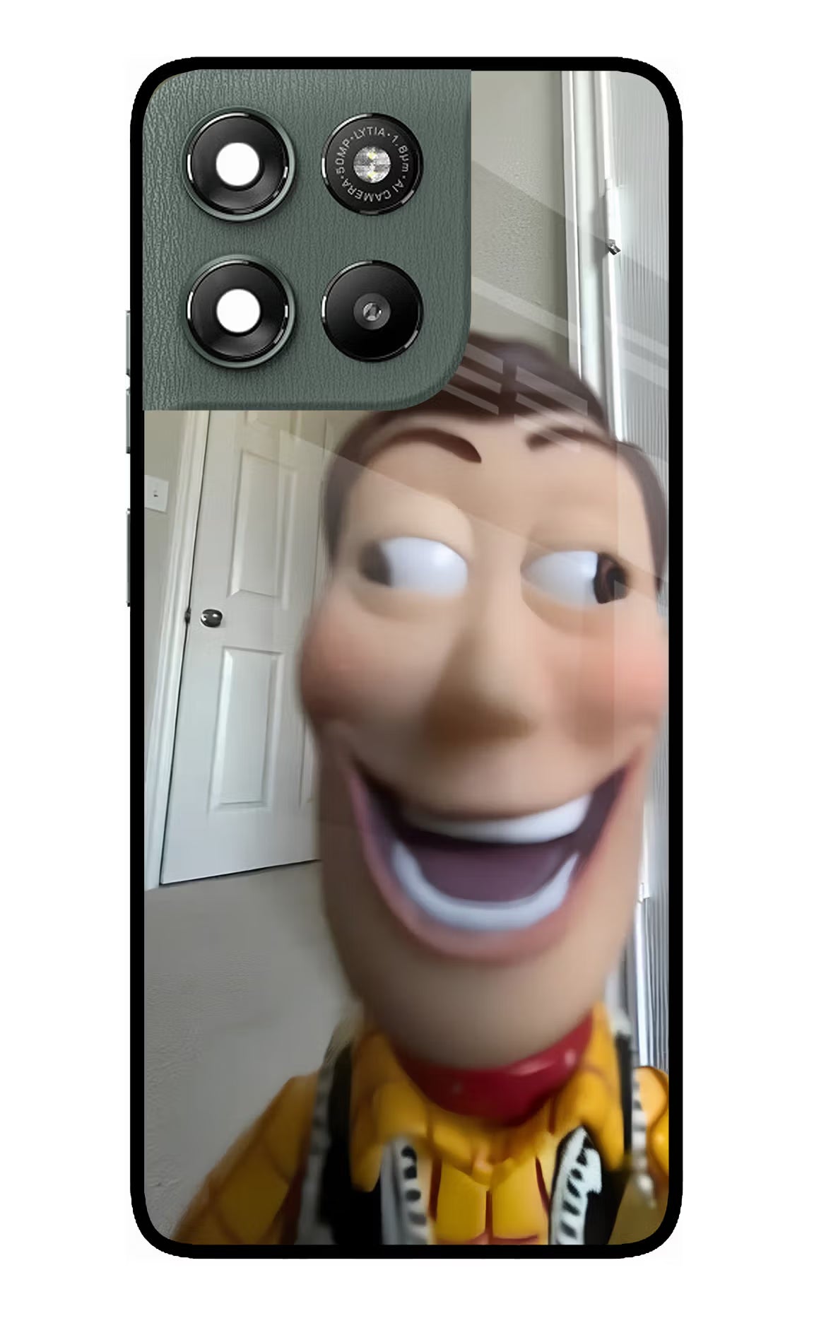 Side Eye Woody Moto G67 Power 5G Glass Case