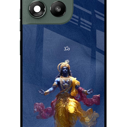 Cosmic Krishna Moto G67 Power 5G Glass Case