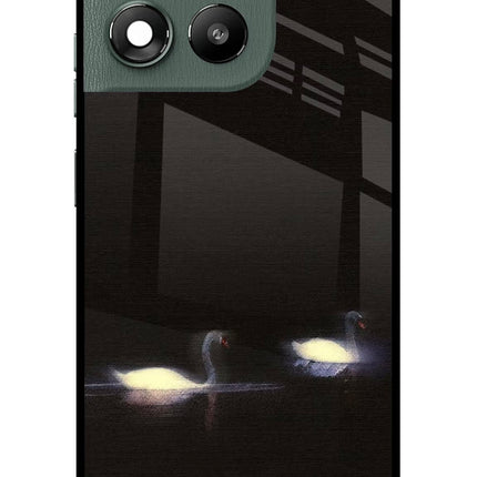 Silent Swans Moto G67 Power 5G Glass Case