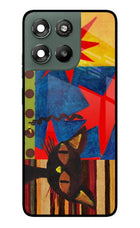 Pop Cat Moto G67 Power 5G Glass Case