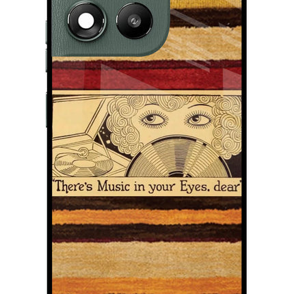 Vinyl Stripes Moto G67 Power 5G Glass Case