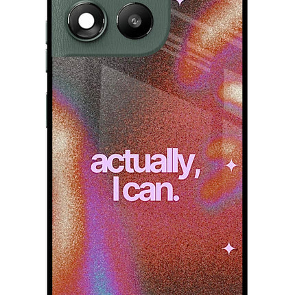 Pink Aura Moto G67 Power 5G Glass Case