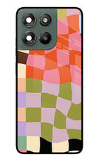 Wavy Grid Moto G67 Power 5G Glass Case